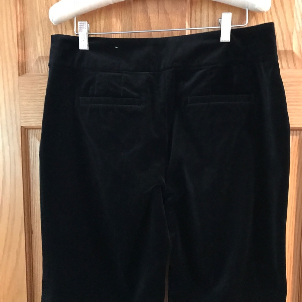 Ann Taylor black velvet slacks